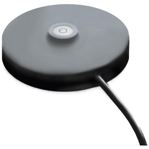 Lampada Da Tavolo Ricaricabile Gaia - Nero - Metallo - 7,5x7,5x27 Cm - Foto 5