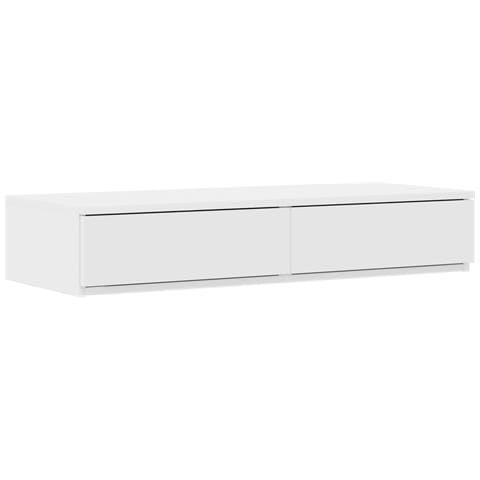 Cassetti per letto  bianchi 100x36,5x16,5 cm in legno ingegnerizzato - Foto 1