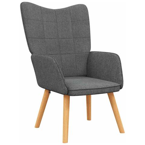 Lusso Casadino -  Poltrona Relax Grigio Scuro In Tessuto - Foto 1