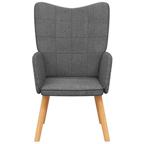 Lusso Casadino -  Poltrona Relax Grigio Scuro In Tessuto - Foto 2