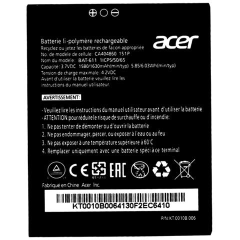 Ricambio Batteria Litio Originale Bat-611 (ca404860) Bulk Per Liquid Z4 - Foto 1