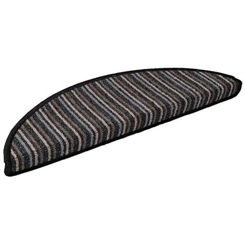 Tappetini per scale autoadesivi 15 pcs Antracite 56 x 17 x 3 cm - Foto 1