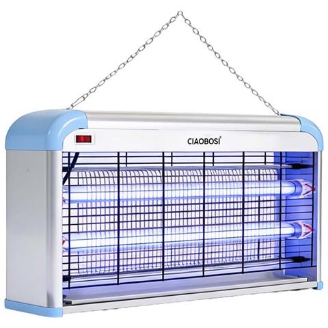 Lampada Elettrica Antizanzare A Doppio Tubo Uv 30w Da Appendere O Da Posare - Foto 1