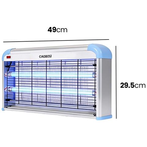 Lampada Elettrica Antizanzare A Doppio Tubo Uv 30w Da Appendere O Da Posare - Foto 2