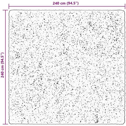 Tappeti per area Quadrato HUARTE Marrone 240 x 240 cm - Foto 9
