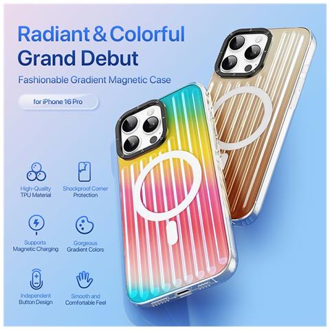 Cover per iPhone 16 Pro - TPU, MagSafe - Foto 4