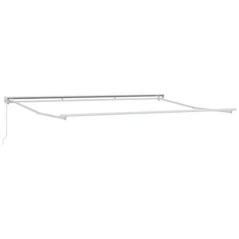 Tenda retrattile manuale Crema 4,5 × 3 m - Foto 2