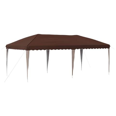 Tenda per feste a pop-up 575 x 290 x 245 cm Marrone - Foto 1