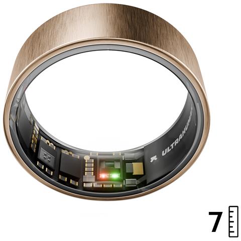 Ring AIR - Monitor del sonno e dell'attività fisica, anello intelligente per uomo e donna, nessuna spesa per l'app per le funzioni standard, durata della batteria fino a 6 giorni (taglia 7) - Foto 1