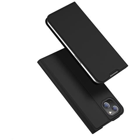 Skin Pro Custodia Con Coperchio Pieghevole Per Iphone 14 Plus, Nera - Foto 1