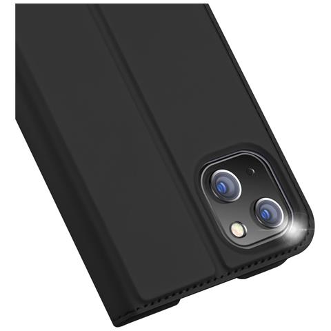 Skin Pro Custodia Con Coperchio Pieghevole Per Iphone 14 Plus, Nera - Foto 3