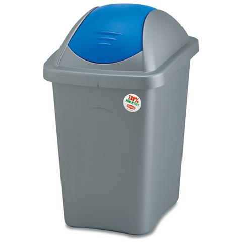 Pattumiera Basculina Argento / Blu 60 lt - Foto 3