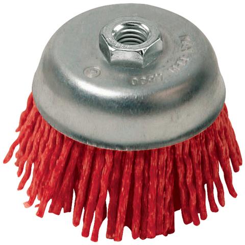 217606 Spazzola A Tazza Abrasiva Con Fili In Nylon 75 Mm - Foto 1