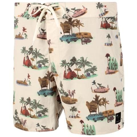 Costume Uomo Boardshort Birds 32 Bianco - Foto 1