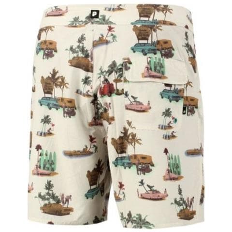 Costume Uomo Boardshort Birds 32 Bianco - Foto 2