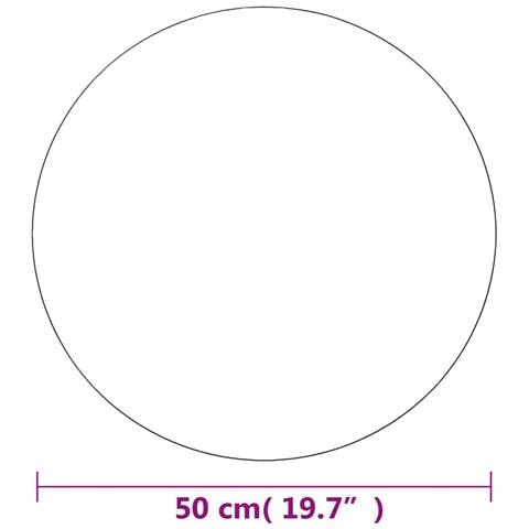 Specchio Da Parete 50 Cm In Vetro Circolare - Foto 6