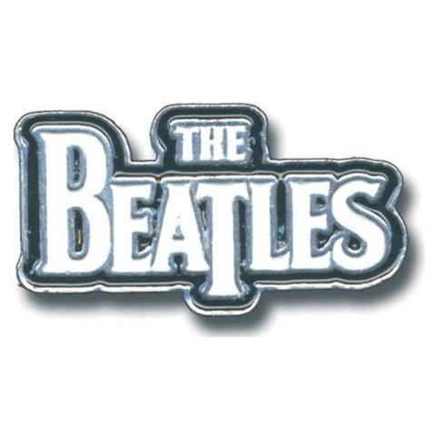 Beatles (the) : Large Drop T Logo White (spilla Badge)  - Foto 1