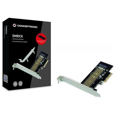 Adattatore PCIe 3.0 EMRICK05BS con Interfaccia di Uscita M. 2  - Foto 3