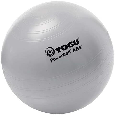 Powerball Abs - Palla Per Esercizi 65 Cm, Colore: Argento - Foto 1