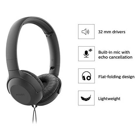 Tpv Uh 201 Bk Cuffia Padiglione Auricolare Nero - Foto 2