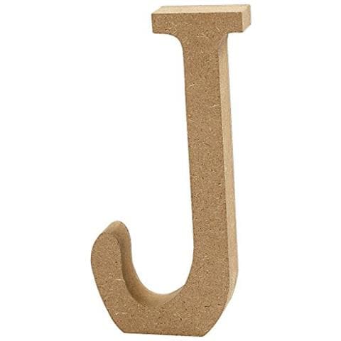 Lettera, Altezza: 8 Cm, Mdf, J, 1 Pezzo. - Foto 2