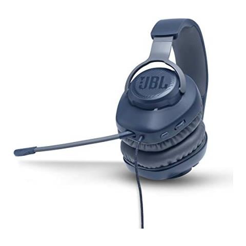 Jbl Quantum 100 Cuffie Gaming Over-ear Con Filo, Headset Da Gioco Con Microfono Boom Direzionale Rimovibile, Compatibilità Multipiattaforma Pc E Console, Colore Blu - Foto 4