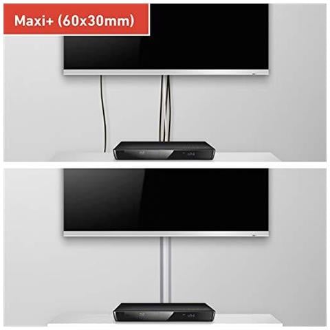 R1d6030a Maxi Trunking Decorativo Tv Via Cavo Ordinato Copri Filo Elettrico Cavo Popolare Management Solution - 60mm (w) X 30mm (h) - Effetto Alluminio (1-metri Di Lunghezza)  - Foto 2