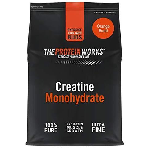 La Proteina Funziona Monoidrato Di Creatina In Polvere 100 Pure Fine Premium Grade Supplemento Per La Crescita Muscolare Magra Vegan Arancione Burst 250 G - Foto 1