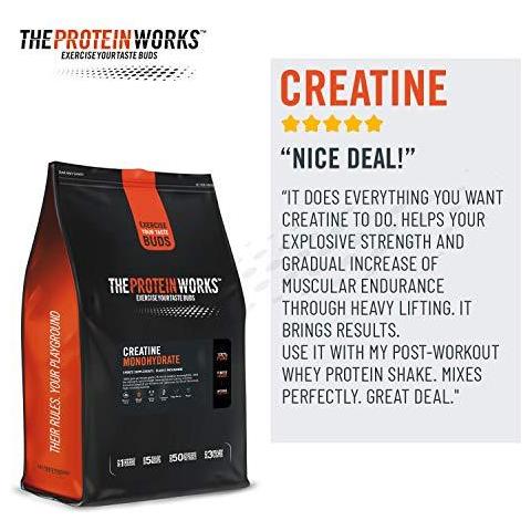 La Proteina Funziona Monoidrato Di Creatina In Polvere 100 Pure Fine Premium Grade Supplemento Per La Crescita Muscolare Magra Vegan Arancione Burst 250 G - Foto 4