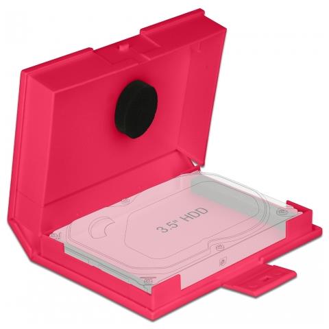 Scatola di protezione per HDD da 3.5? rosso - Foto 4