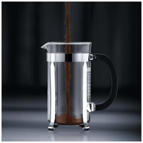 Caffettiere Chambord Capacità 1L 8 tazze Colore Nero / Cromo / Trasparente - Foto 2