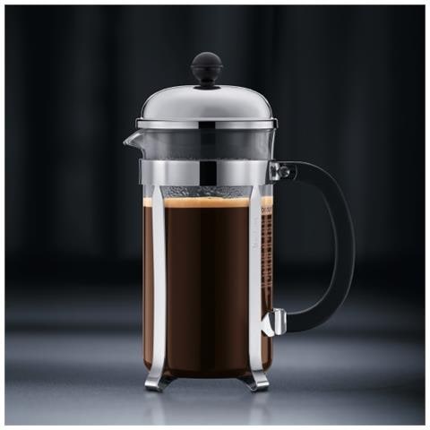 Caffettiere Chambord Capacità 1L 8 tazze Colore Nero / Cromo / Trasparente - Foto 5
