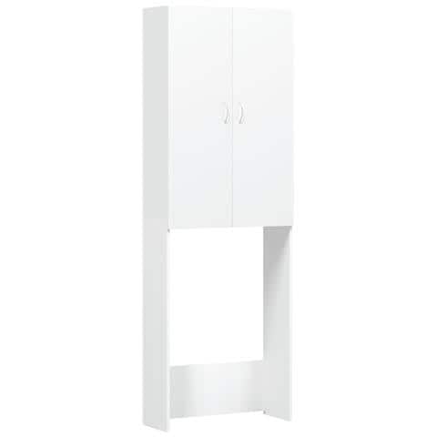 Mobile per Lavatrice Bianco 64x25,5x190 cm - Foto 1