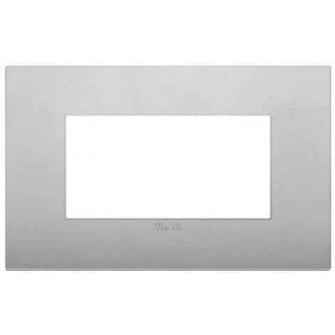 Placca Arke' Classic 4 Moduli Tecnopolimeri Silver Matt - 19654.79 - Foto 1