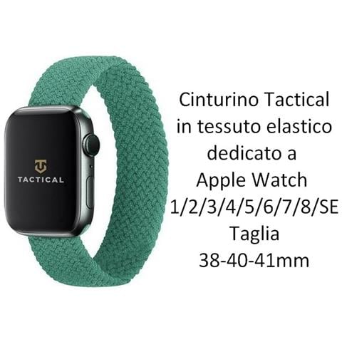 Cinturino Xl 766 Originale Braided String Per Apple Watch 1-2-3-4-5-6-7-se 38 40 41mm Verde - Foto 2