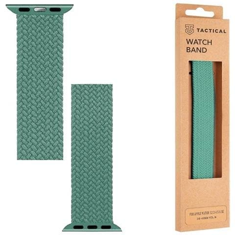 Cinturino Xl 766 Originale Braided String Per Apple Watch 1-2-3-4-5-6-7-se 38 40 41mm Verde - Foto 1