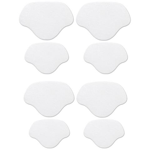 Toppe Di Protezione/riparazione Del Tallone Per La Riparazione Di Scarpe 2 Taglie 4 Paia White S - Foto 1