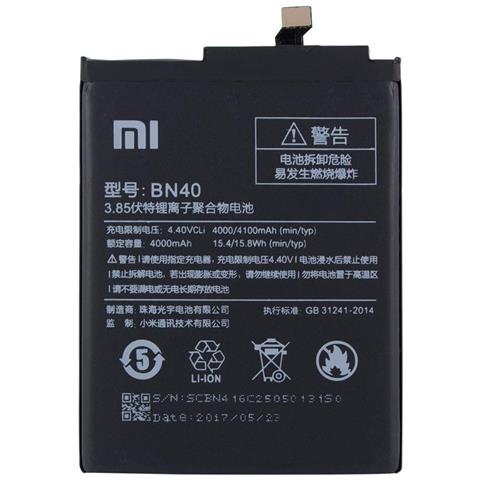 Batterie - Li-pol - 4100 Mah - 15.8 Wh - Fr Redmi 4 Pro - Foto 1