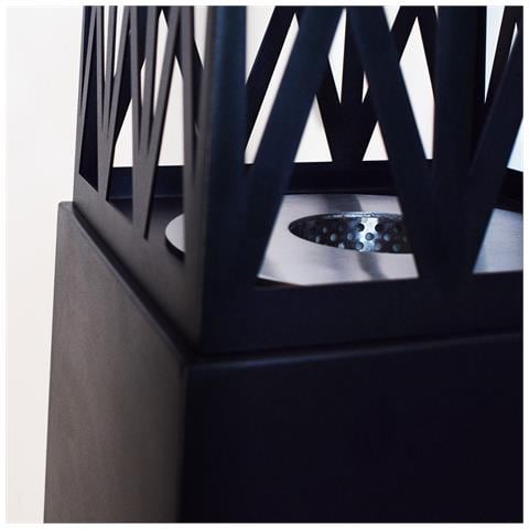 Camino A Bioetanolo Da Giardino Per Esterno Vulcano Nero 40x40x145 - Foto 6