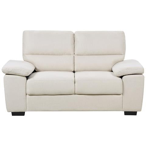 Set Da Salotto 5 Posti Vogar Tessuto Beige Chiaro - Foto 8