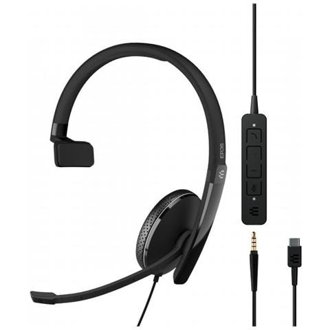 Sennheiser Adapt 135 Usb-c Ii Auricolare Cablato A Padiglione Ufficio Usb Tipo-c Nero - Foto 1