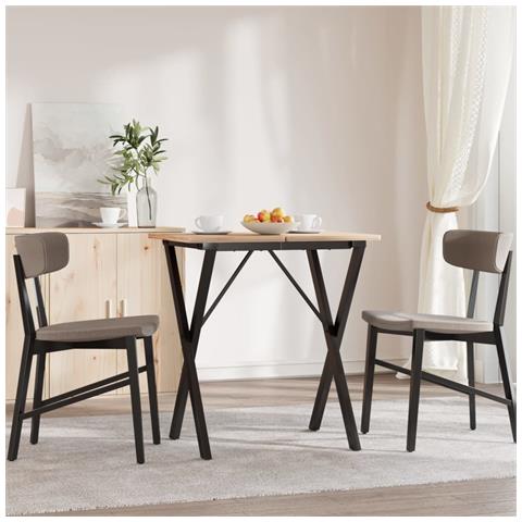 Telaio Gambe A X Per Tavolo Da Pranzo 60x50x73 Cm In Ghisa - Foto 3