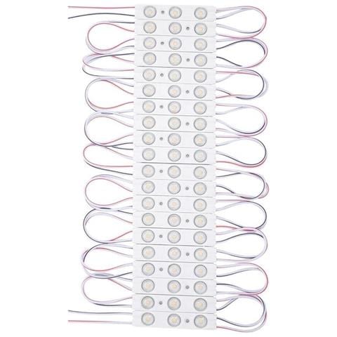 Modulo Led 12v 20 Strisce Per Insegne Tabelle Striscia Luce Bianca - Foto 2