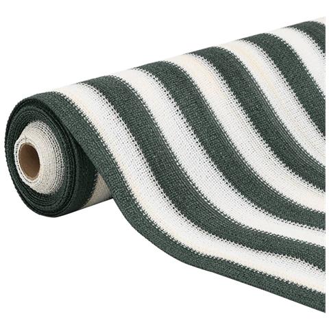 Rete Per Privacy Verde E Bianco 1,5x25 M In Hdpe 195 G /m - Foto 3