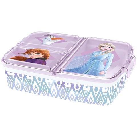 Sandwich Box Bambine Frozen Con 3 Scomparti - Foto 1