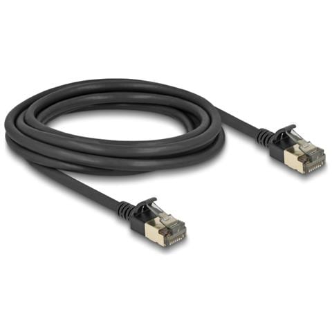 Cavo di rete RJ45 Cat. 8.1 F /FTP Slim Pro 3 m nero - Foto 1