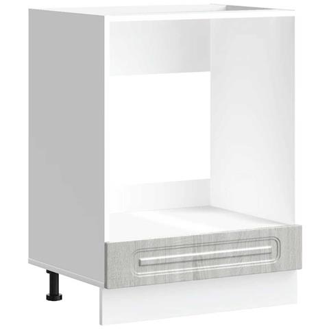 Armadio Forno Kalmar Grigio Sonoma Legno Multistrato - Foto 2