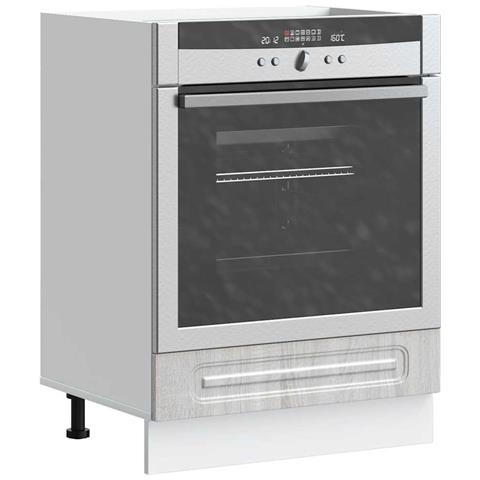 Armadio Forno Kalmar Grigio Sonoma Legno Multistrato - Foto 1