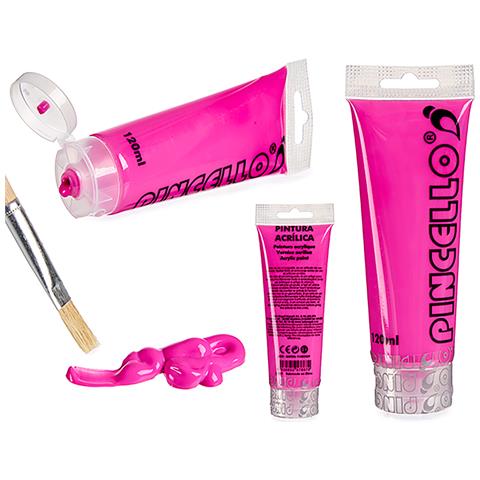 Tubo Di Pittura Acrilica 120ml Magenta - Foto 1