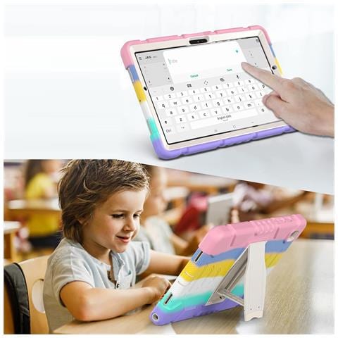 Custodia Colorata Per Samsung Galaxy Tab A7 10.4"" T500/t505 Con Supporto Funzionale - Foto 3